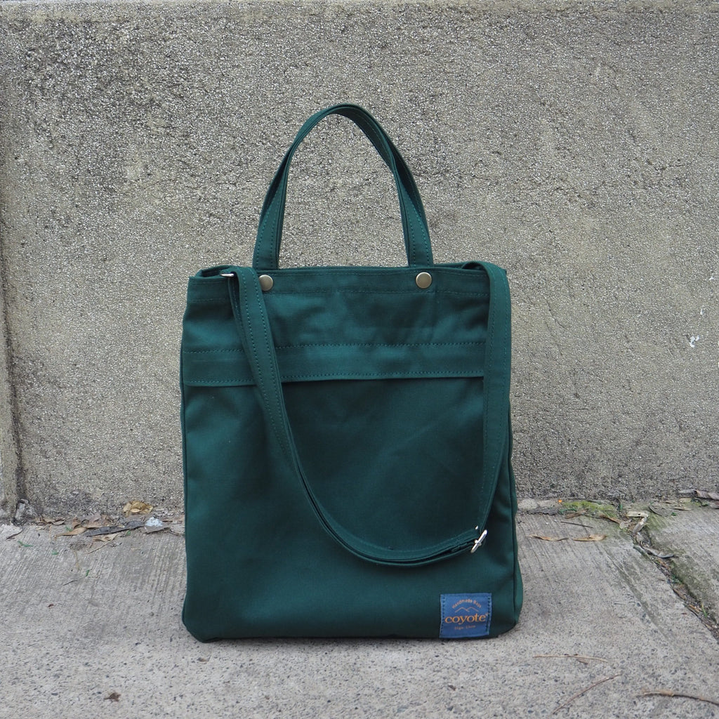 Block Tote lona Verde Coyote Bags