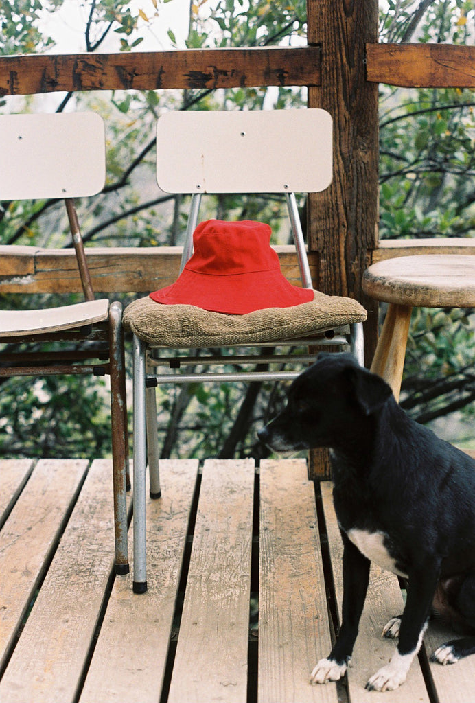 Gorrito para el sol Rojo