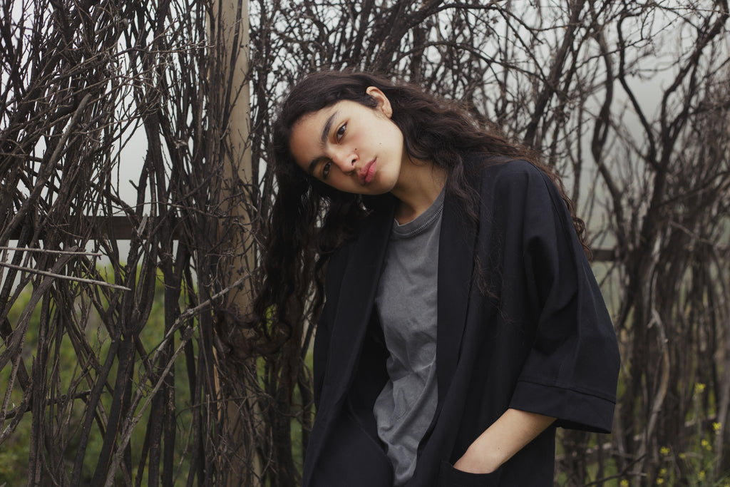 Chaqueta Kimono Negra