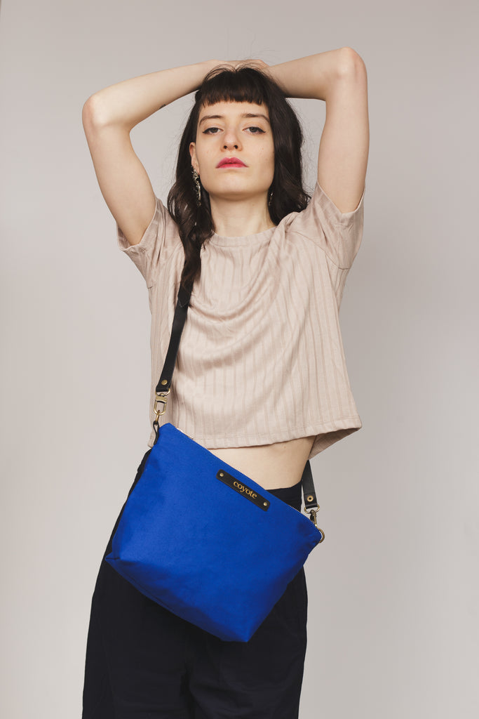 Cartera de Lona Azul Kein