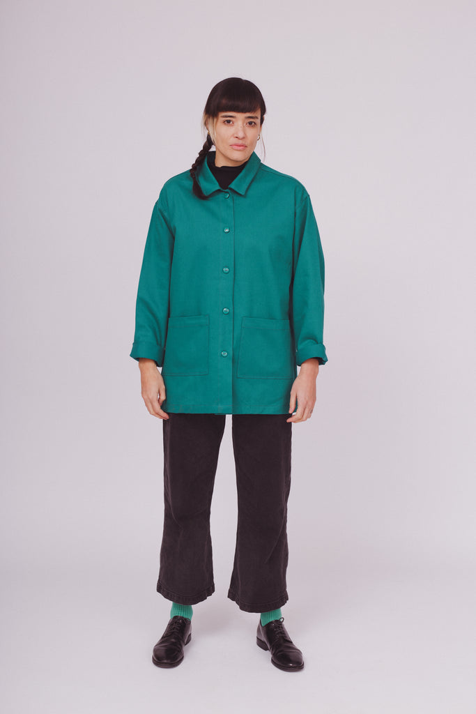 Chaqueta Coyote Verde Esmeralda
