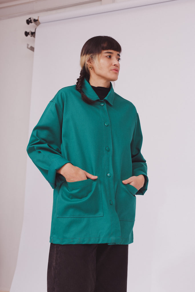 Chaqueta Coyote Verde Esmeralda