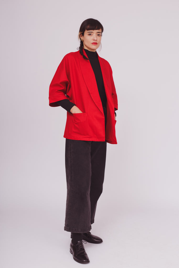 Chaqueta Kimono Roja