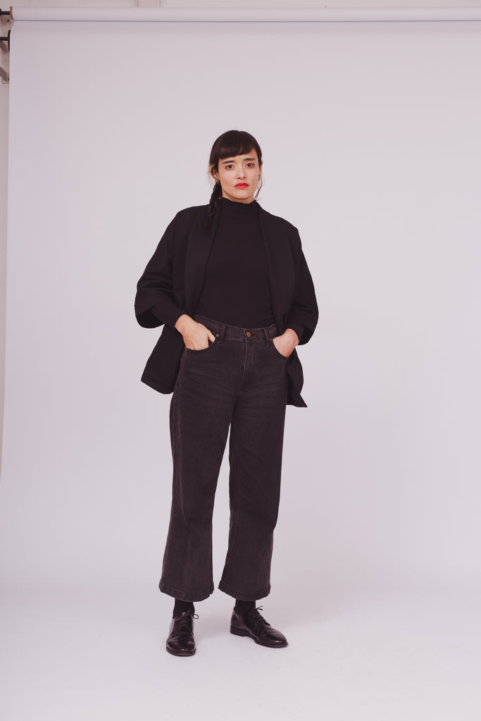 Chaqueta Kimono Negra
