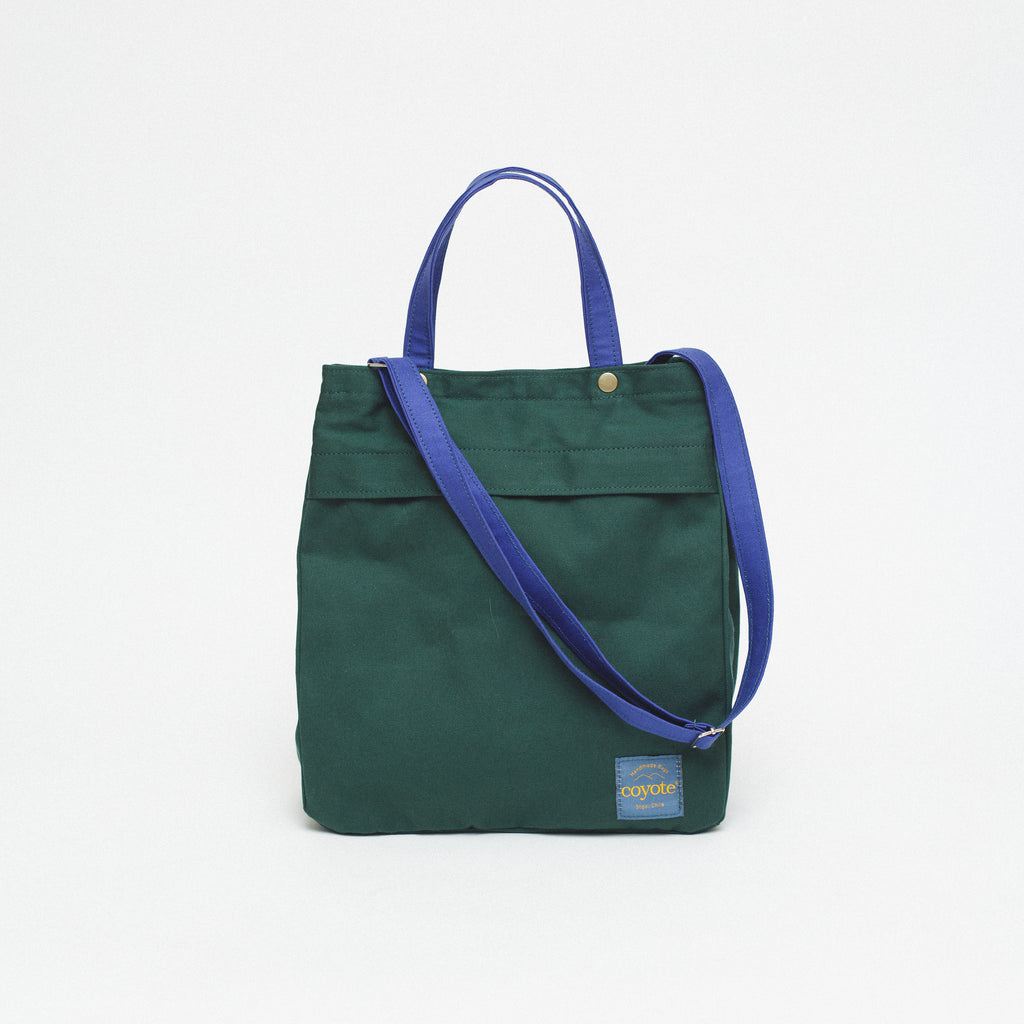 Block Tote Verde lona / Con asas de color