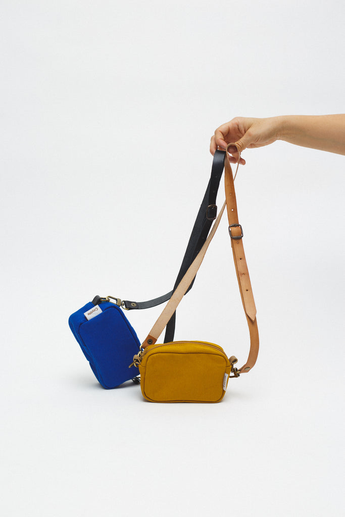 Estuche para cámara Mostaza