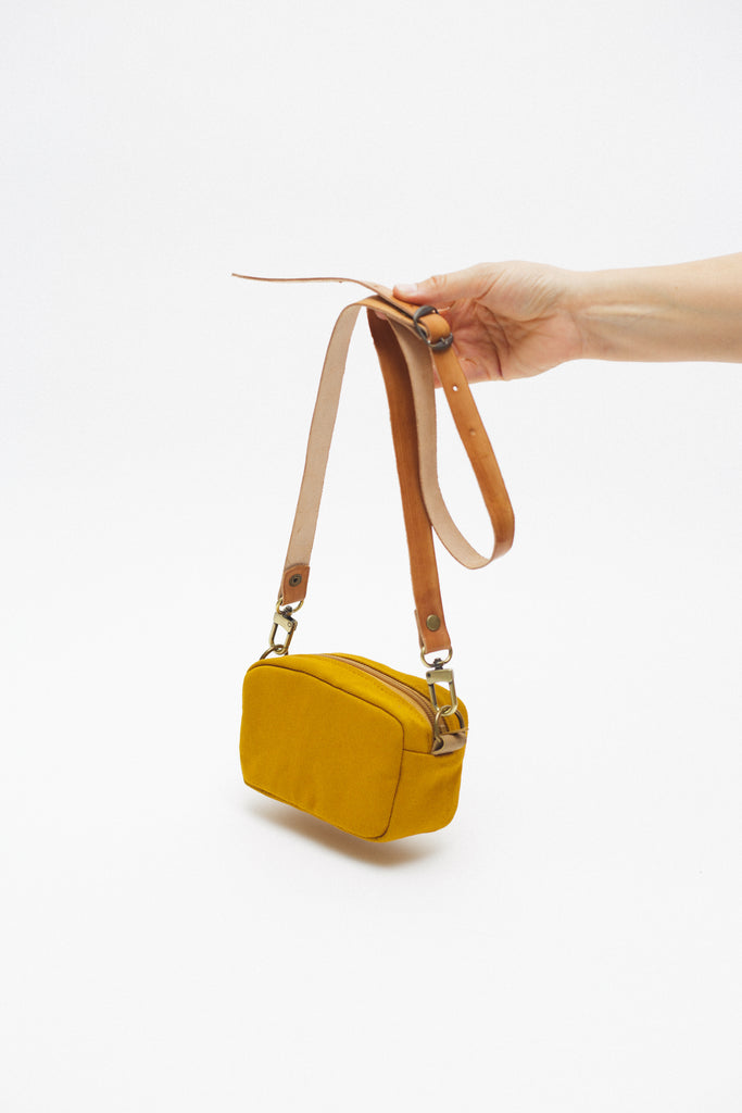 Estuche para cámara Mostaza