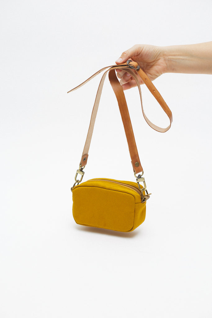 Estuche para cámara Mostaza