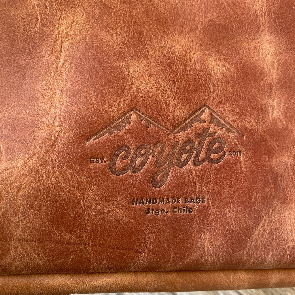 Funda de Computador de cuero Caramelo