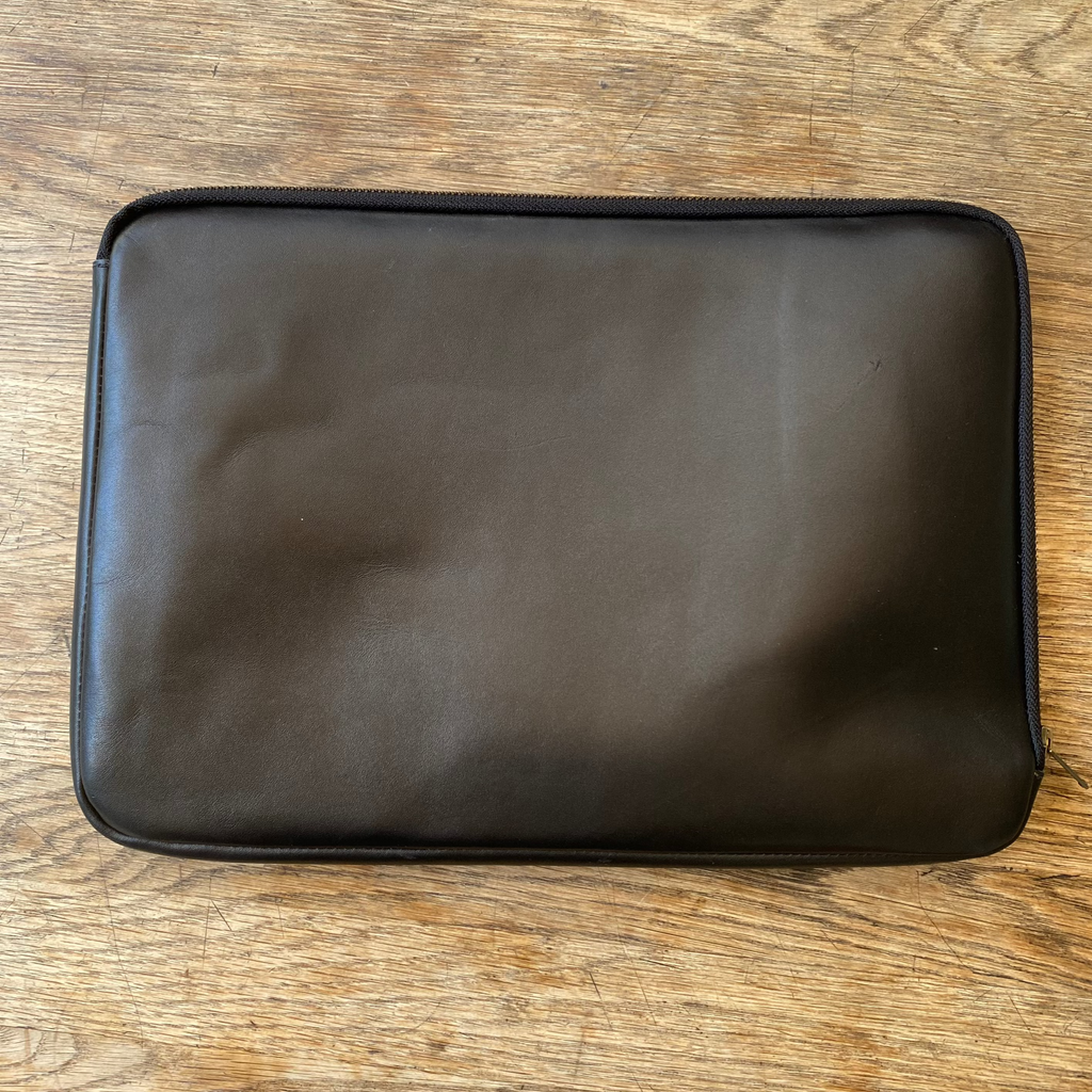 Funda de Computador de cuero Negro
