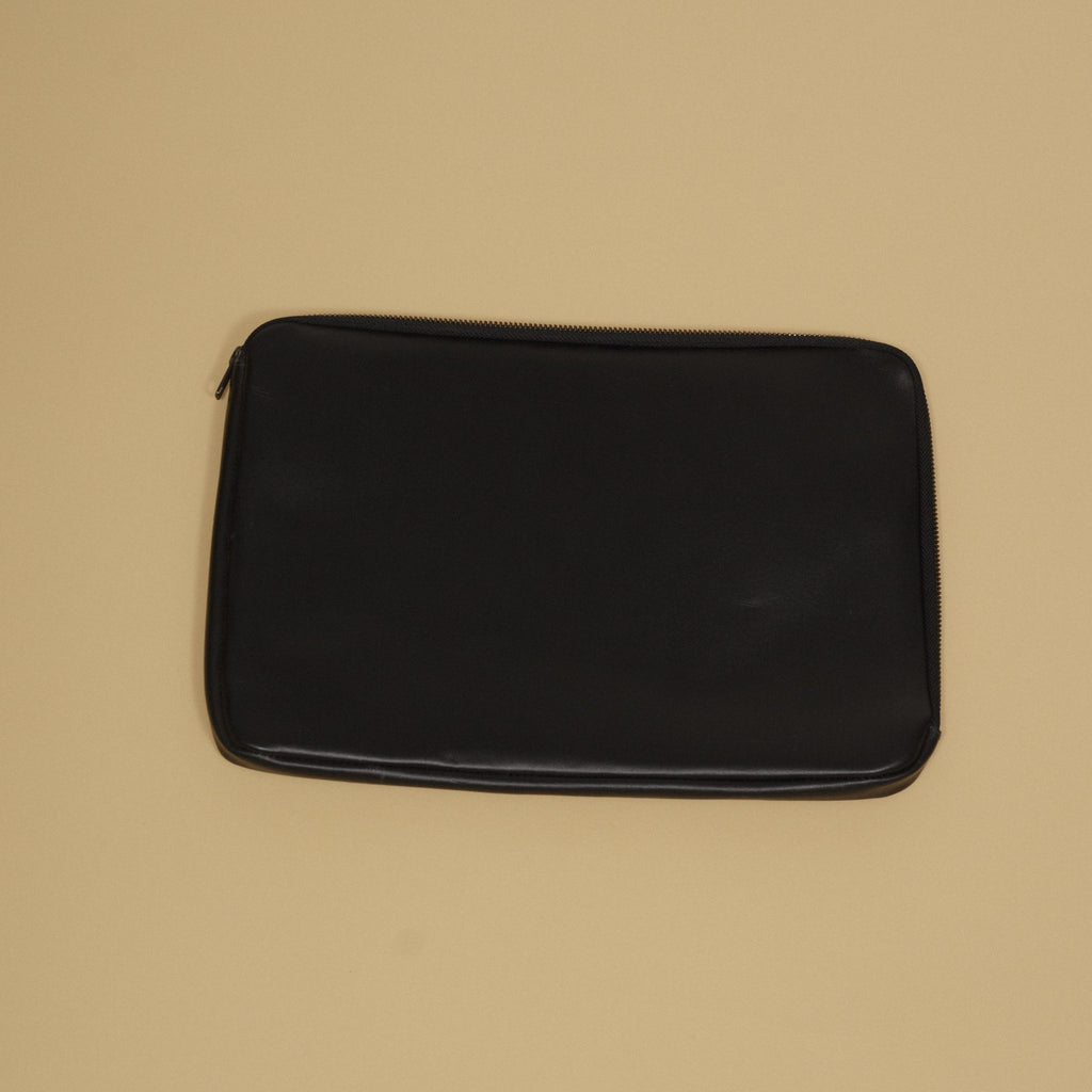 Funda de Computador de cuero Negro
