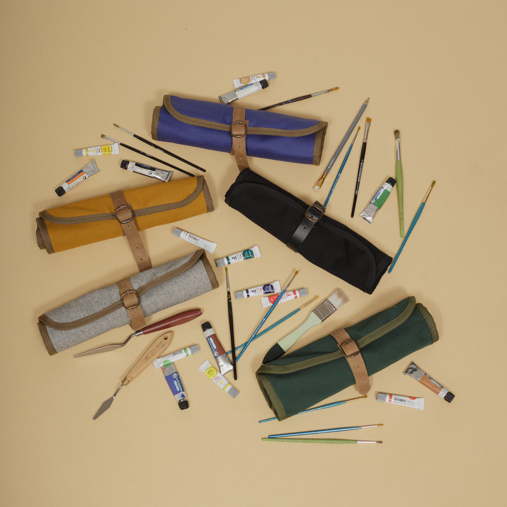 Estuche pinceles Verde