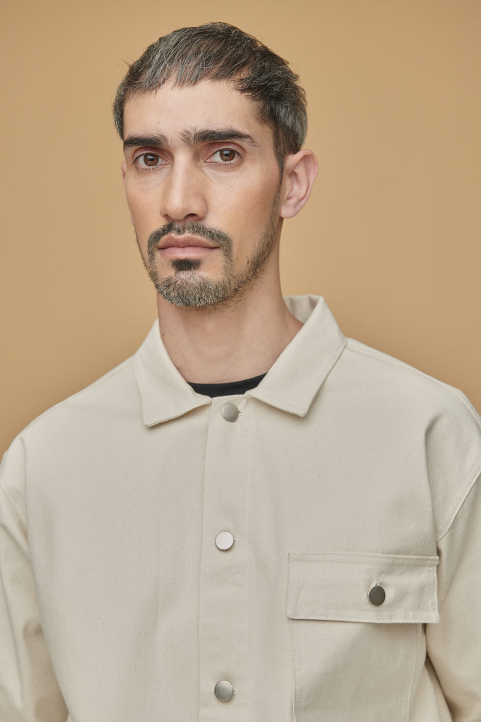 Chaqueta de lona Blanca
