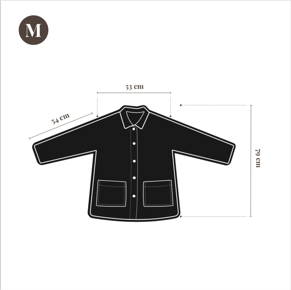 Chaqueta de lona Negra