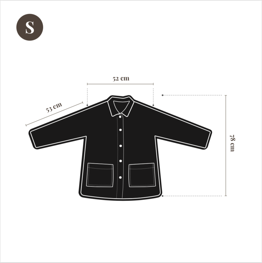 Chaqueta de lona Negra