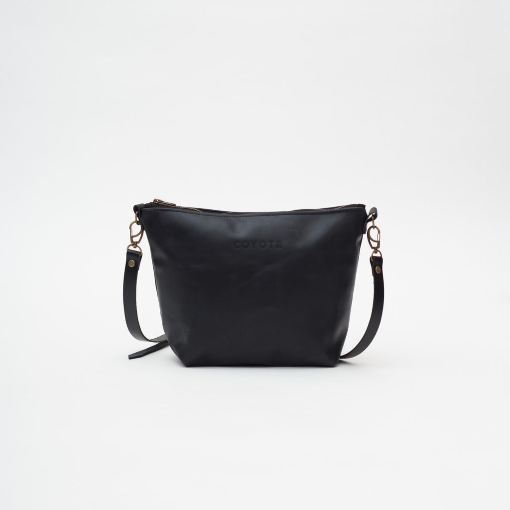Cartera de Cuero Negro