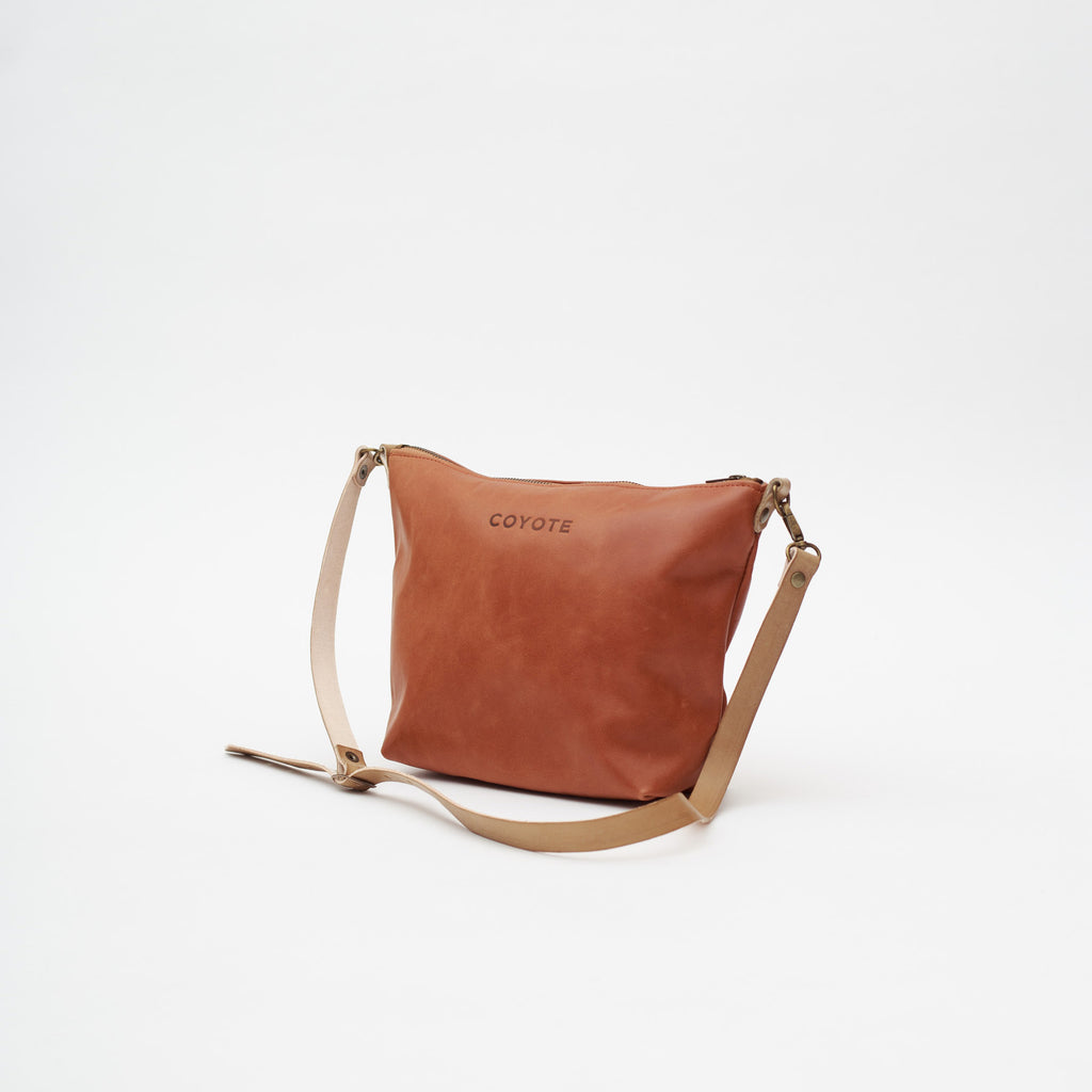 Cartera de Cuero Caramelo