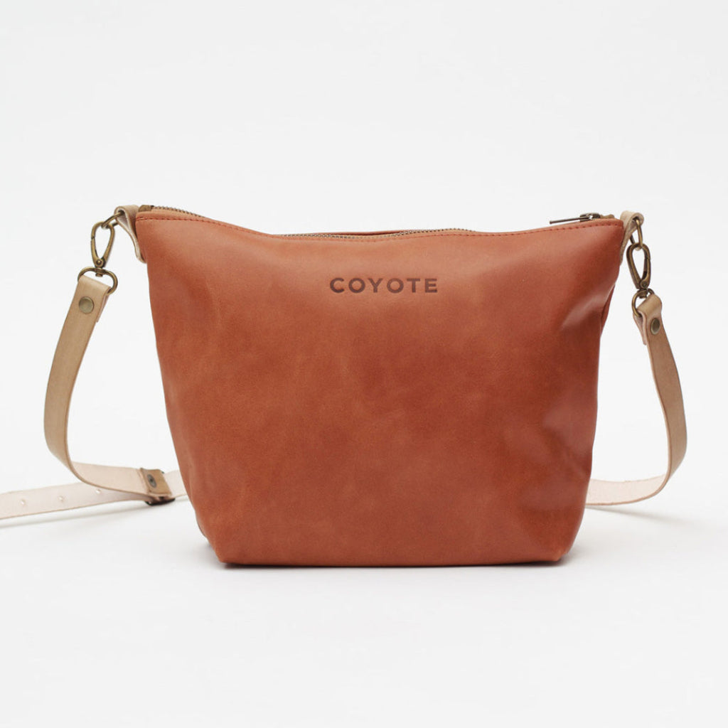 Cartera de Cuero Caramelo