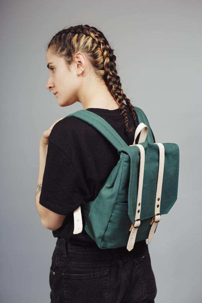 Mini Rucksack Verde Pino