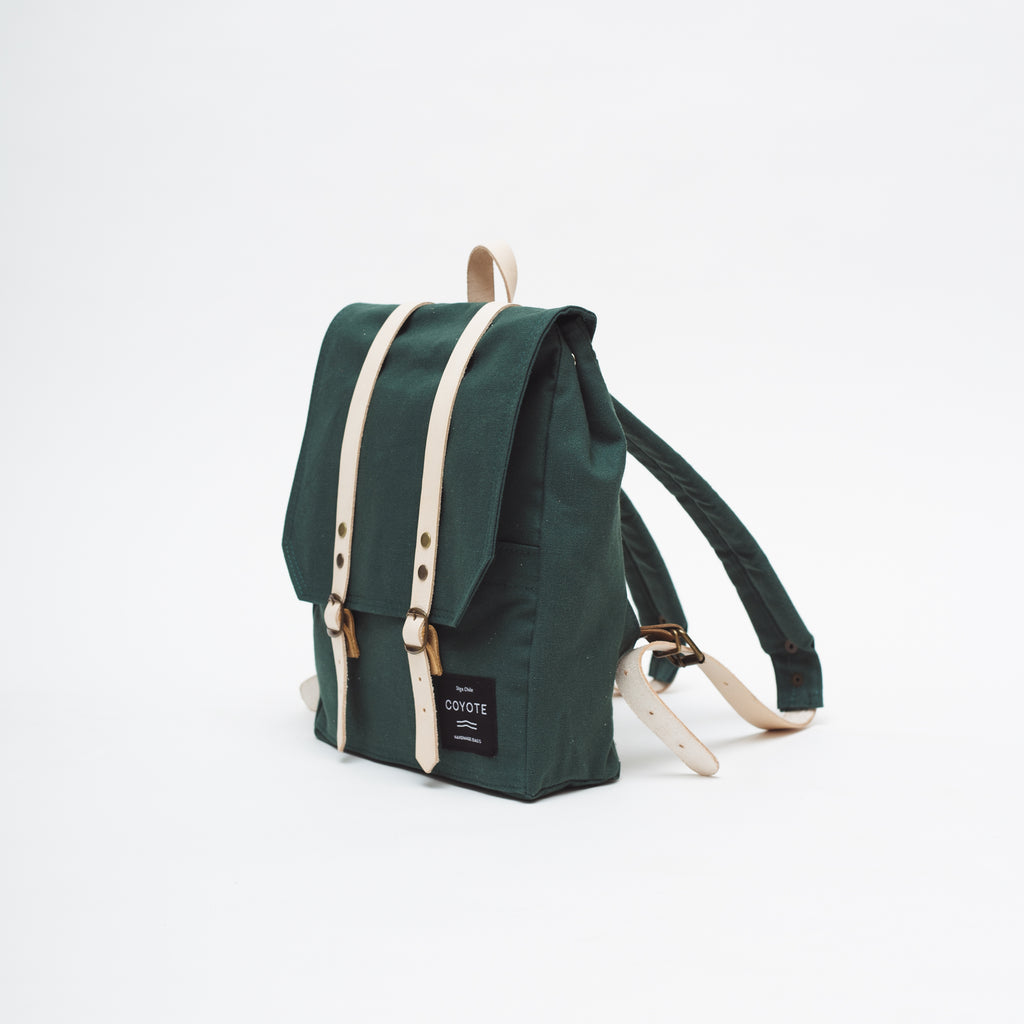 Mini Rucksack Verde Pino