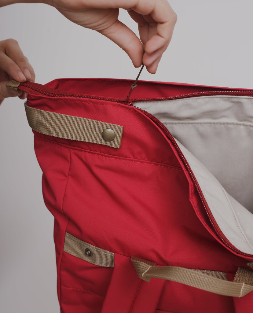 Roll Top Impermeable Rojo