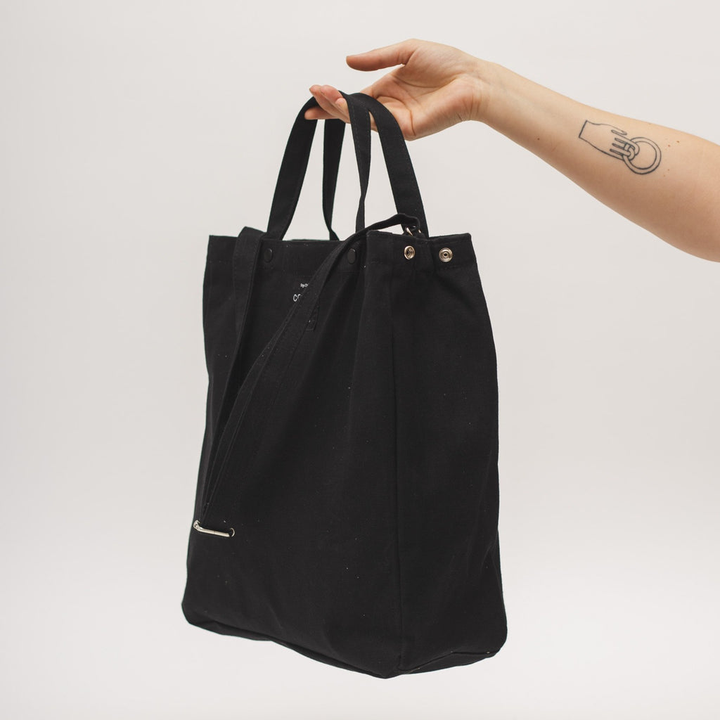 Block Tote Black lona