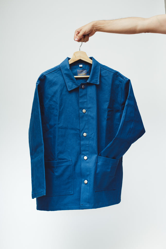 Chaqueta de lona Azul