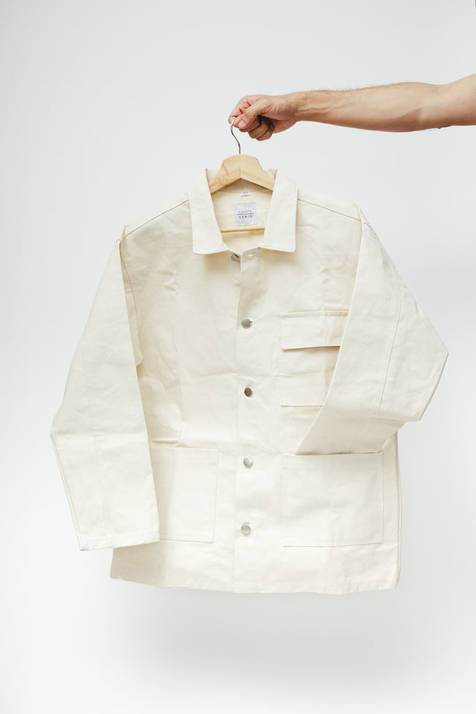 Chaqueta de lona Blanca