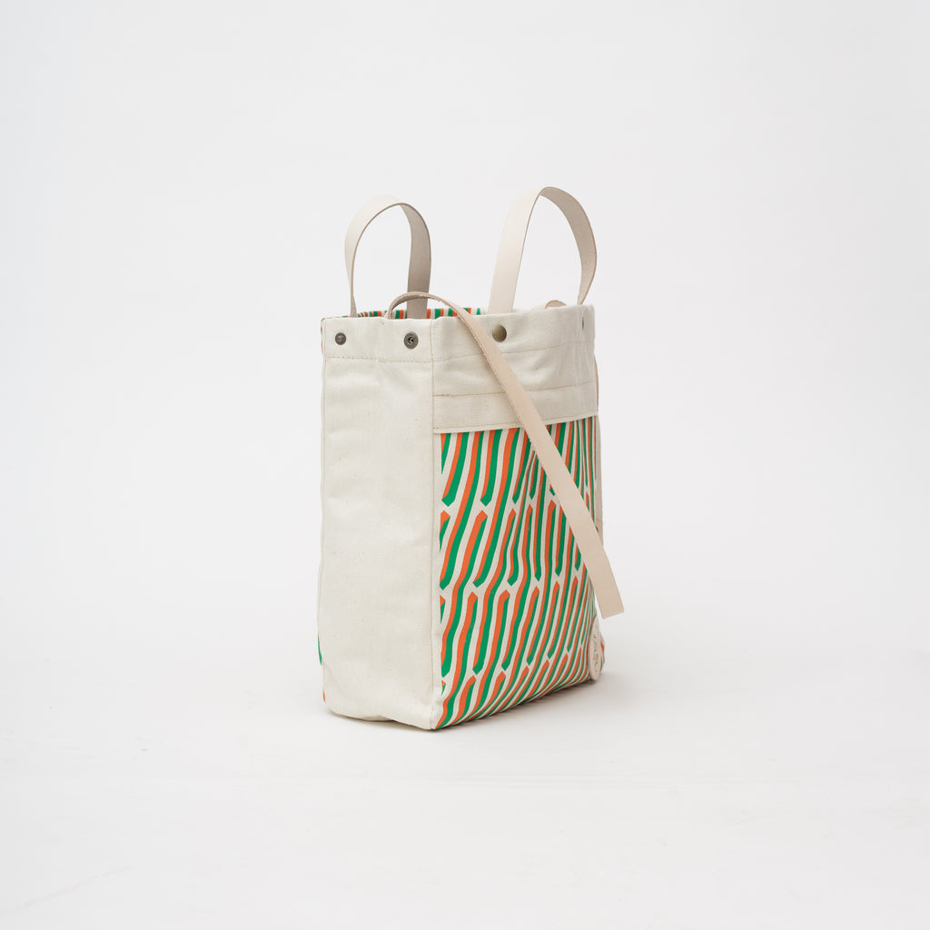 Block Tote Blanco Líneas Simón Sepúlveda