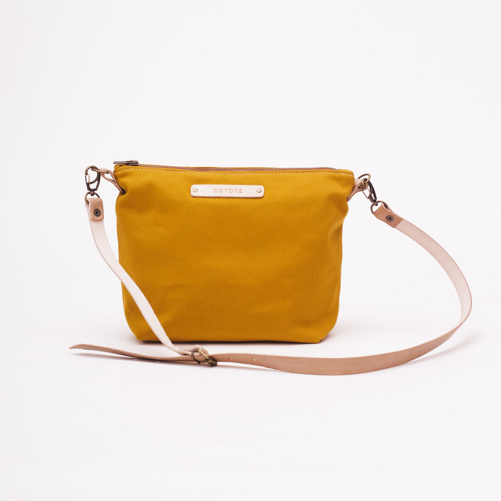 Cartera de Lona Mostaza