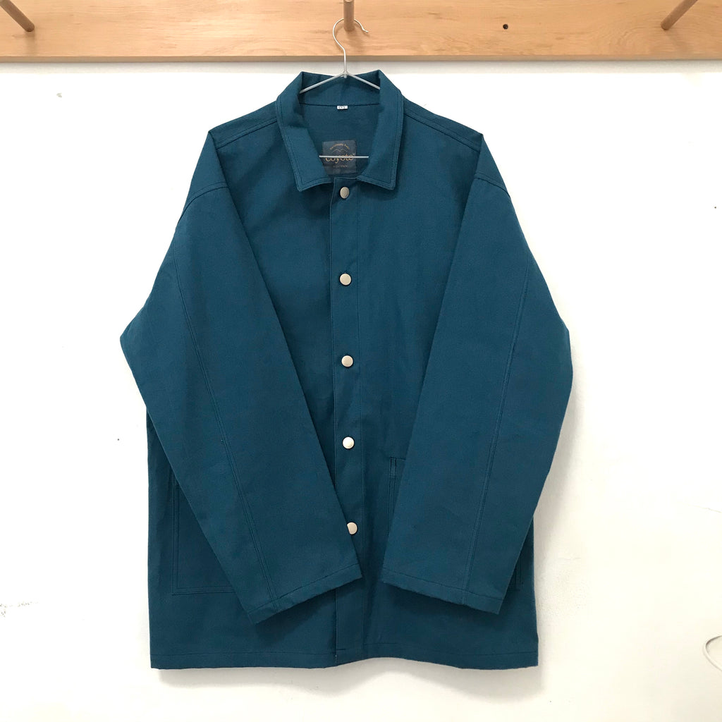 Chaqueta de lona Azul